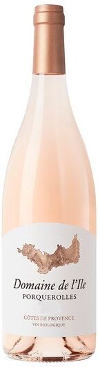 Domaine de L'Ile Vino rosado Porquerolles Côtes de Provence.