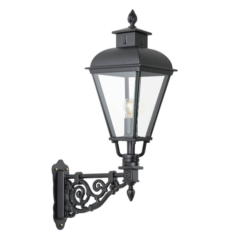 KS Verlichting Oudhollandse muurlamp Vondel B zwart 90 cm
