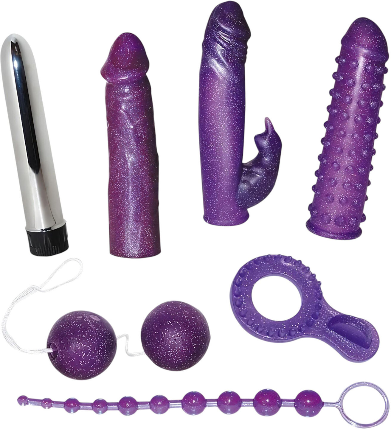 You2Toys - Sparkling 7-Piece Vibrator Set