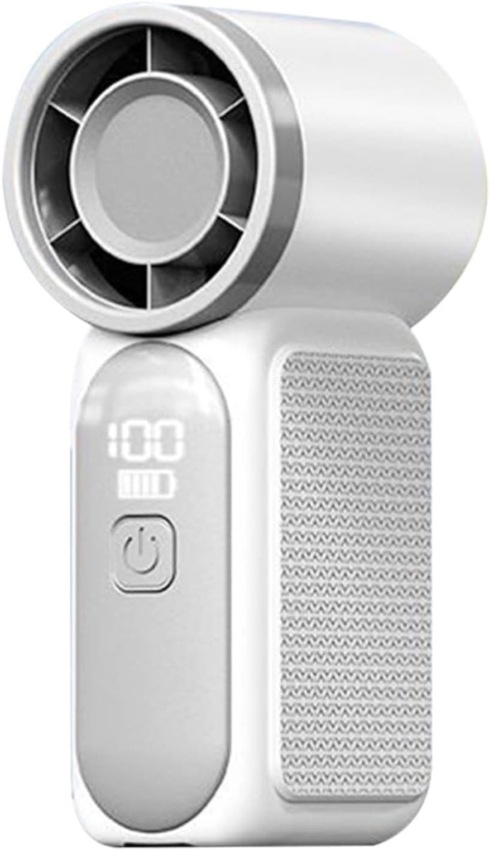Moderne Mini Draagbare Handventilator - Oplaadbare Persoonlijke Ventilator in Wit