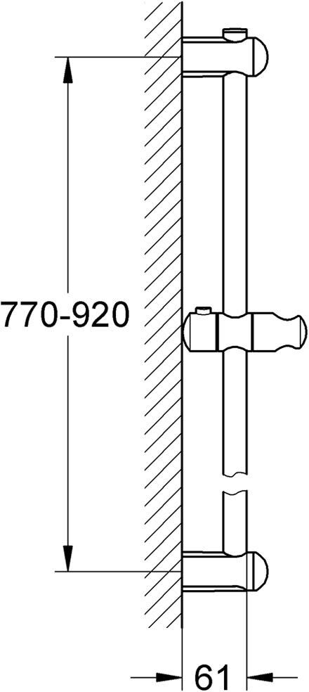 Grohe Euphoria Brausestange 90 cm