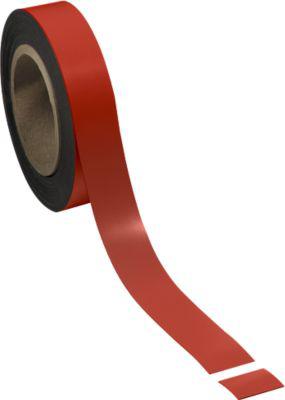 Magnetband, hellrot, 30 x 10000 mm