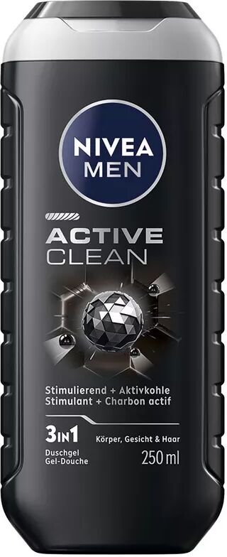 Nivea - Men Dusch Active Clean, Men Active Clean, 250 ml