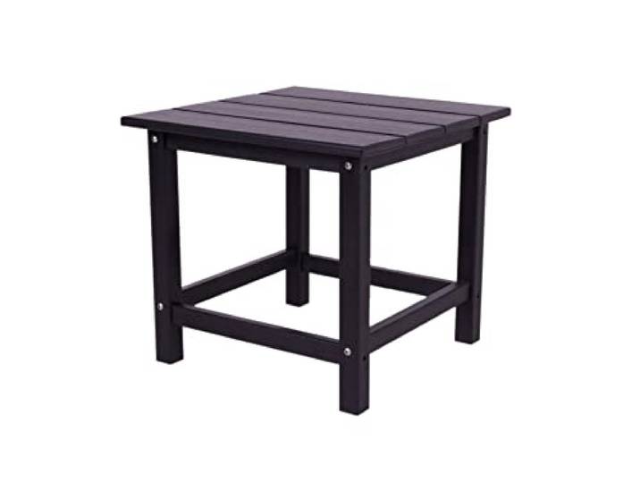 MaximaVida Adirondack Beistelltisch Montreal schwarz aus Kunststoff- the original