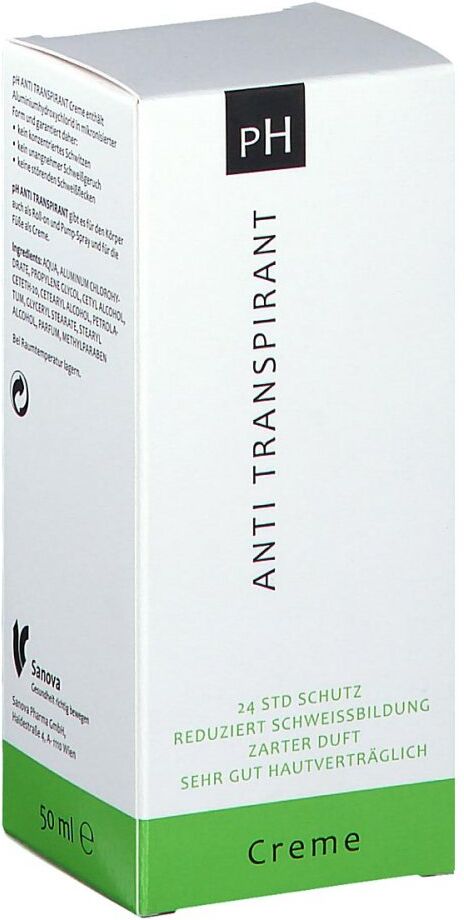 pH ANTI TRANSPIRANT Creme 50ml