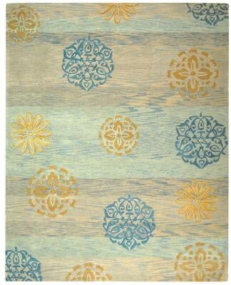 SAFAVIEH Handmade Rodeo Drive Julienne Mid-Century Modern Abstract Wool Rug