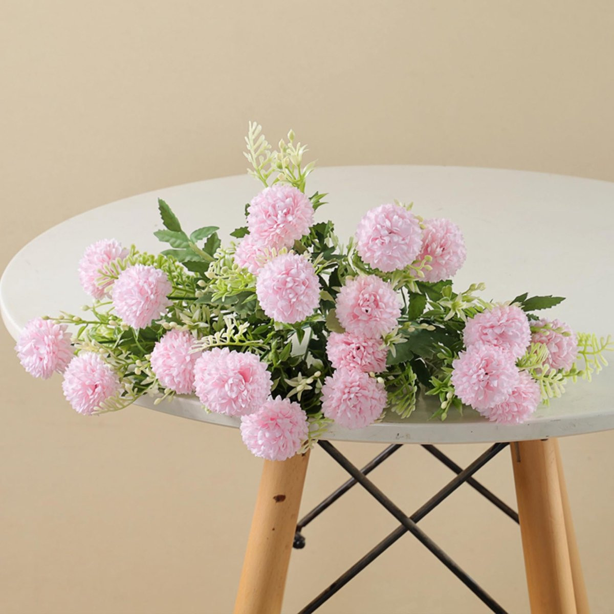 Dailygoods Set van 2 Kunsthortensia's met Zijden Bloemen voor Decoratie