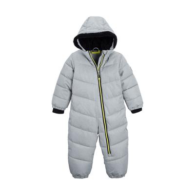 Schneeoverall KILLTEC "Karter Mini", Mädchen, Gr. 98/104, Normalgrößen, blau (graublau), Obermaterial: 100% Polyester.Futter: 100% Polyester.Füllung: 100% Polyester, Overalls, Schneeanzug: wasserabweisend, winddicht, warm, leicht anzuziehen