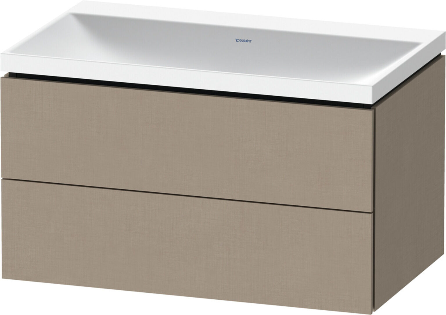 Duravit Möbel-Set L-Cube 80x48x48cm, o. Hahnl., lei, 2 Schub. (LC6951N75750000)