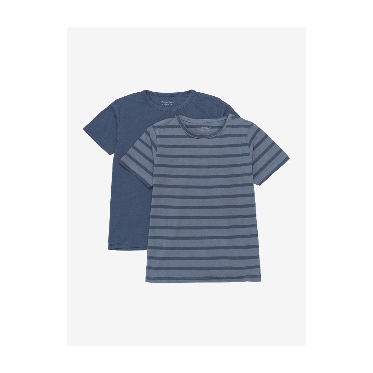 Minymo Basic 32 -t-shirt SS (2-pack) new navy (713) 110 3932-713-110