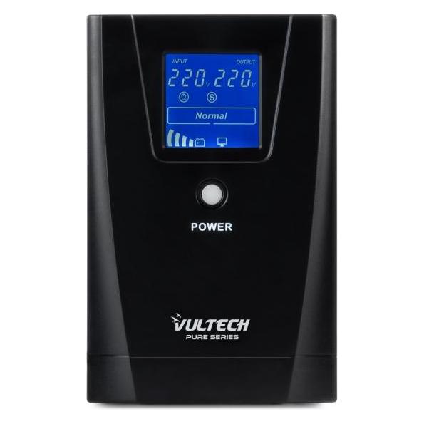 Vultech UPS1000VA-PURE (1000 VA, 800 W, Line-Interaktiv USV) (UPS1000VA-PURE)