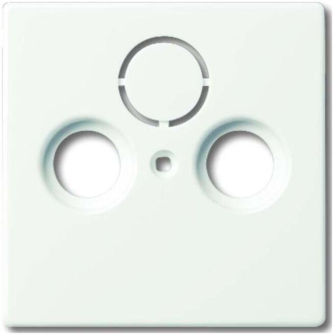 Busch-Jaeger Rosace centrale stws pour prise antenne 2 trous 1743-884 (2CKA001724A4293)