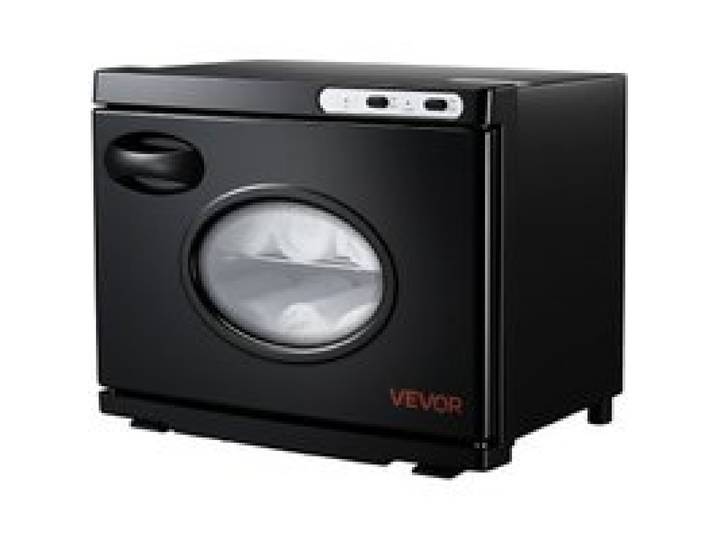 VEVOR Chauffe-serviettes 23 L, Armoire Chauffe-serviettes Capacité 36PCs, avec Fenêtre Transparente, Clip et Support en Acier inoxydable, pour Spa, Massage, Salon de Beauté, Salle de Bain, Hôtel