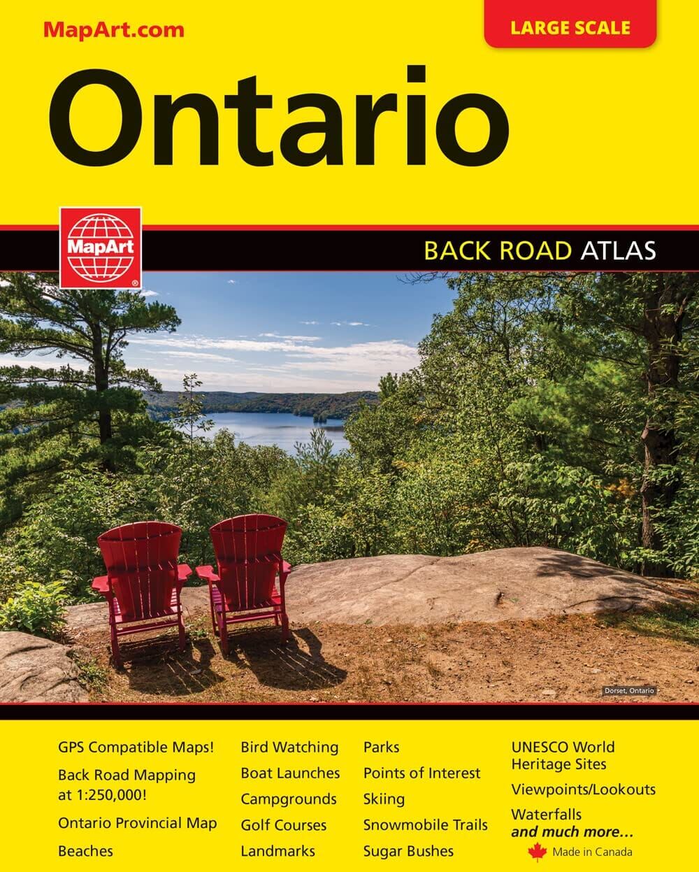 Ontario Back Road Atlas   Canadian Cartographics Corporation, MapArt Corporation