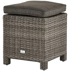 a casa mia Hocker  Bregenz , grau , Maße (cm): B: 37 H: 46