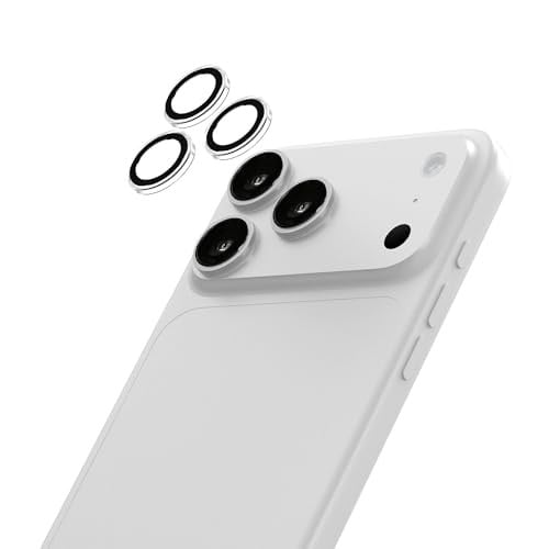 LAUT Prime Glass Camera Ring Protector voor iPhone 17 Pro en iPhone 17 Pro Max - Doorzichtig
