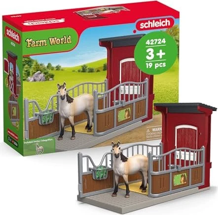 Schleich Ponybox mit Mustang Stute 42724
