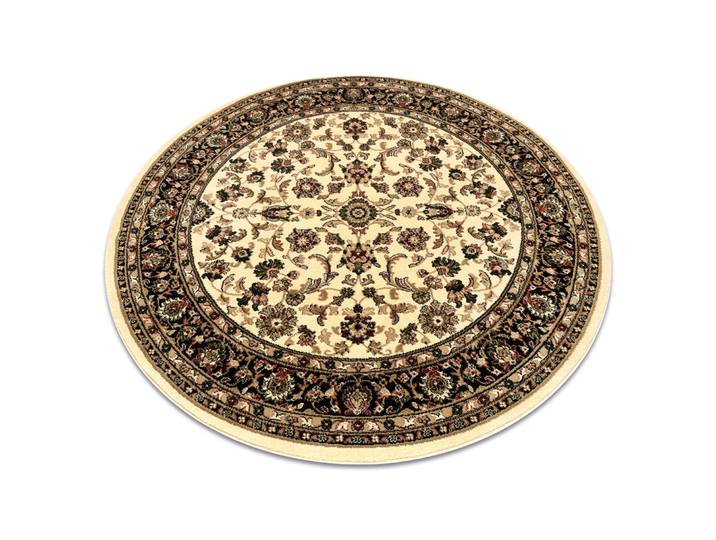Rugsx - Tapis Royal Adr Cercle Modèle 1745 Caramel Beige Cercle 150 Cm