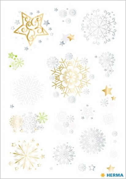 Herma stickers Creative Christmas Stars 10st