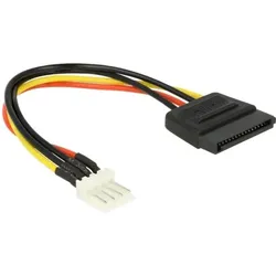 Delock Netzteil 4-Pin-Mini-Stromversorgungsstecker M bis SATA Leistung M 15 cm