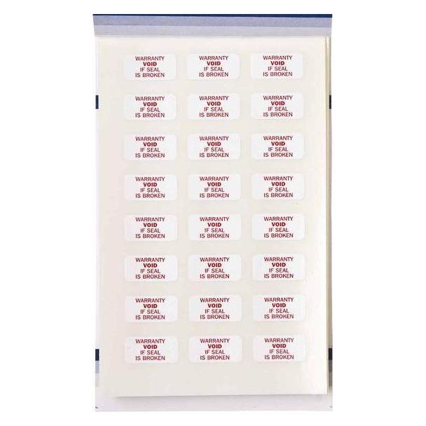 Brady Tamper Seal Vinyl Film (TL-PK-11)