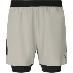 VIRTUS Dylan V2 2in1 Trainingsshorts Herren 0996 - neutral gray 3XL