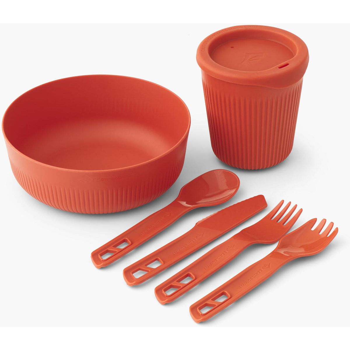 Sea to Summit Passage Dinnerware Set spicy orange (SOR) 1 Person [6 PIece] ACK037051-120816