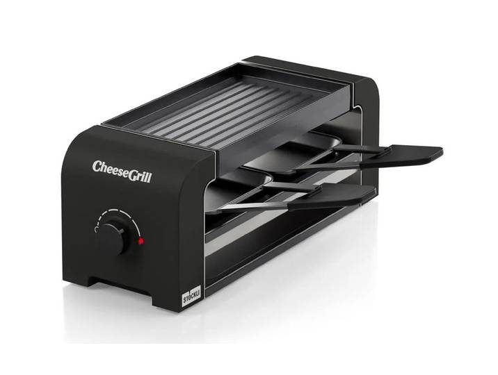 STÖCKLI Raclette Stöckli CheeseGrill 2 Connect 2 Personen , schwarz, Raclettes, Raclette