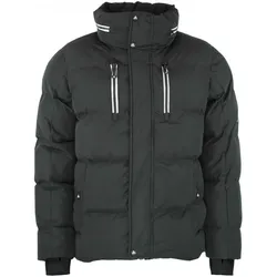 Peak mountain, Herren, Skijacke, Ski-Daunenjacke mit integrierter Kapuze (XXL), Schwarz