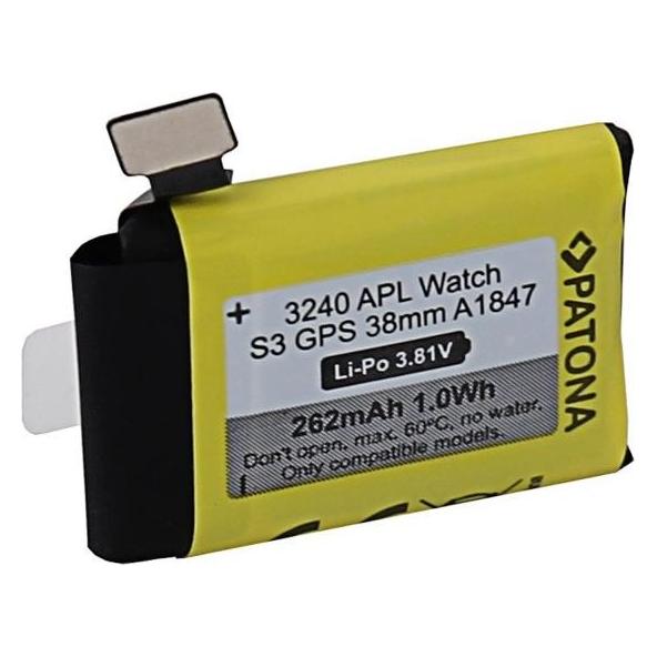 Patona Akku f. Apple Watch Serie 3 GPS 38mm A1847 (3240)
