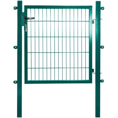 Zauneinzeltür ARVOTEC "ESSENTIAL", grün, B:100cm H:100cm, Metall, Tore, Breite: 100 - 120 cm, Höhe: 80 - 200 cm, zum Einbetonieren