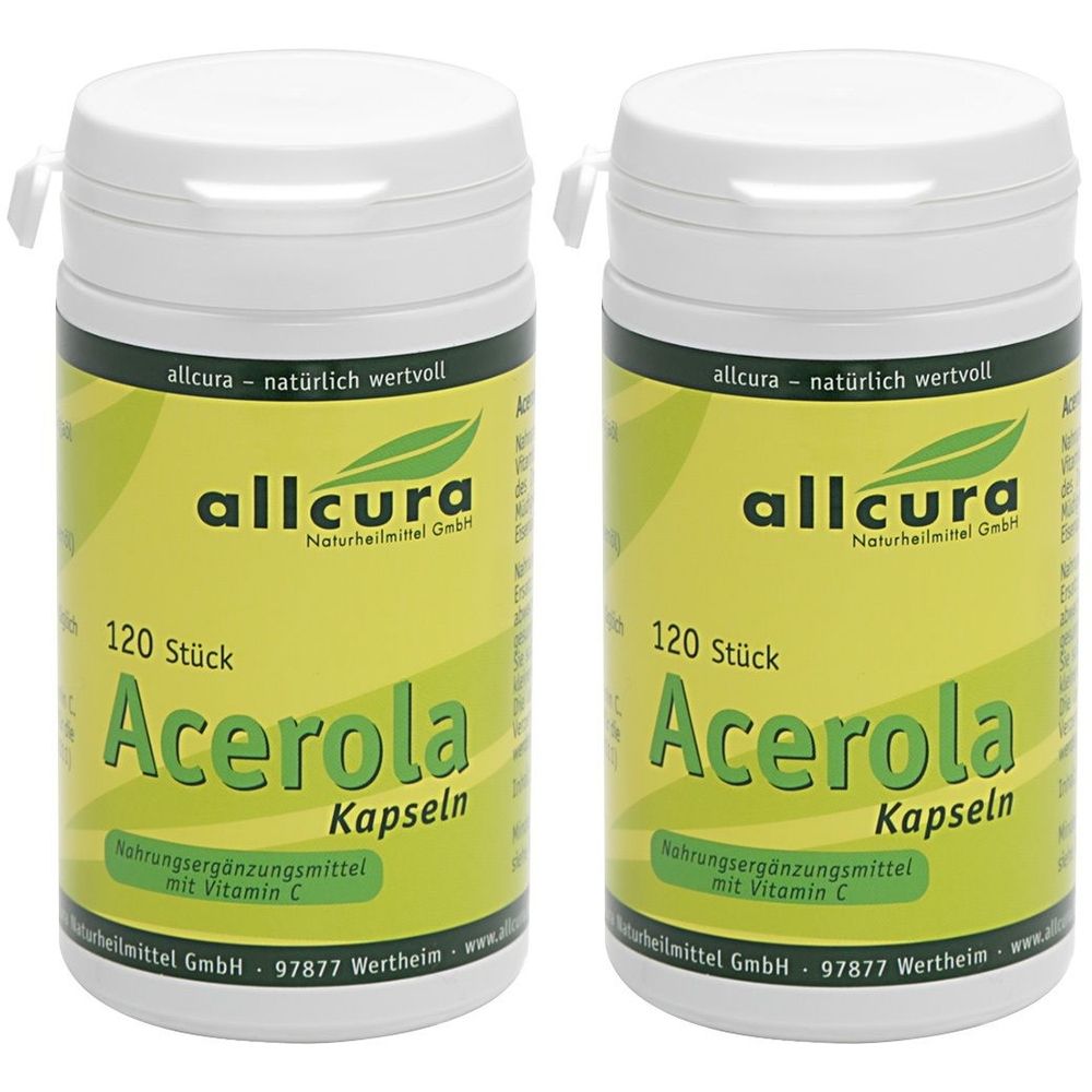 Acerola Kapseln natürl.Vitamin C 2x 2x120 St