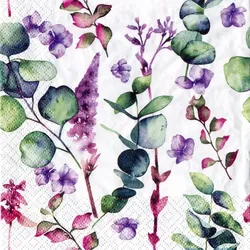 Papierservietten "Eukalyptus", 33 x 33 cm, 20 Stück