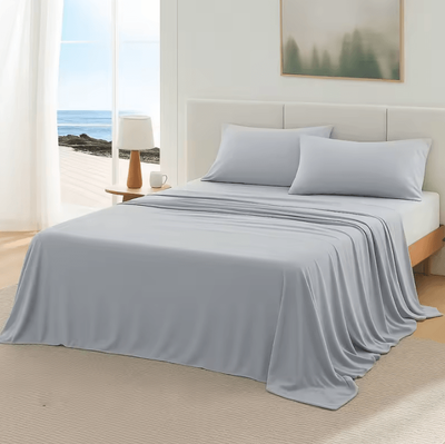 Inspire Curations Summer Ice Silk Cooling Blanket grey 150x200cm 1pc
