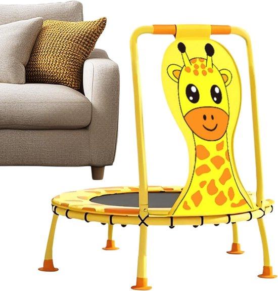 Kinder Trampolin - Springkissen Mini - Indoor-Spiel - Giraffe Muster - 92 cm - Nicht spezifiziert