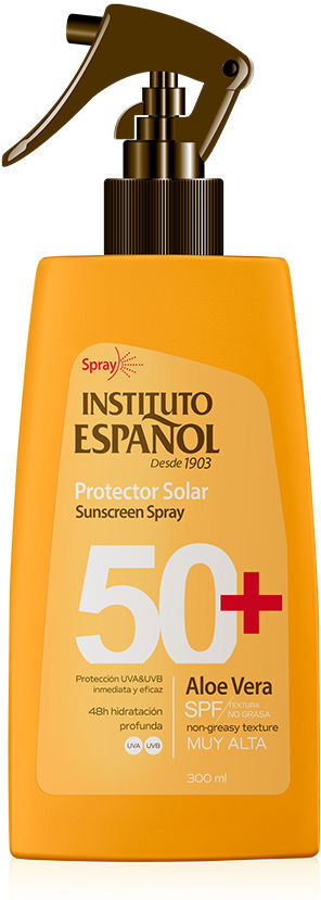 Instituto Español Spray Solare Aloe Vera SPF50+ 300 ml