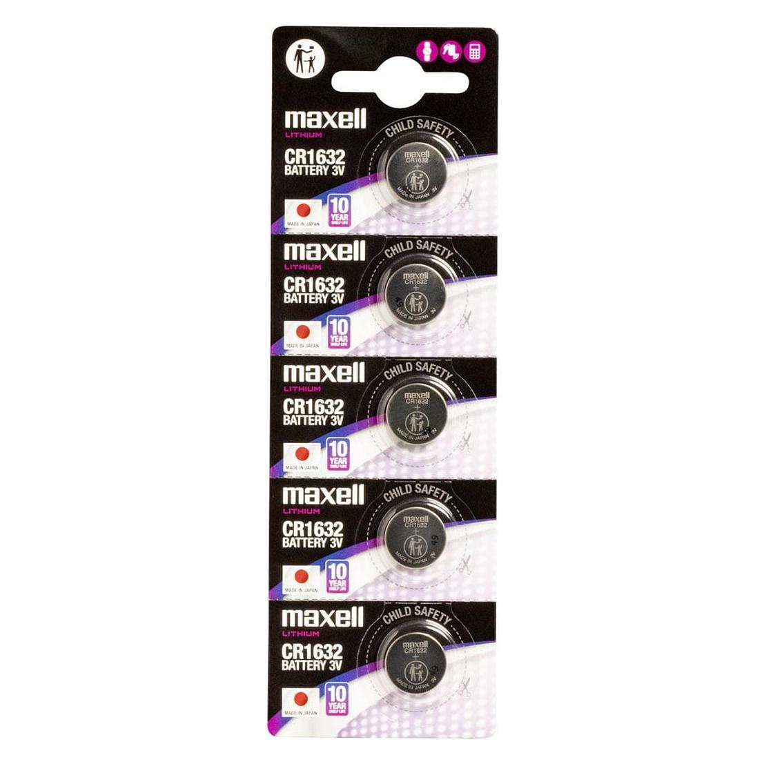 Maxell CR1632 (5 Stk., CR1632, 140 mAh) (18586600)