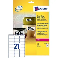 Avery, Etiketten, Heavy Duty Laser Labels