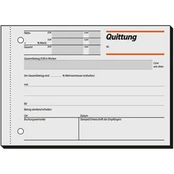 Sigel, Formular, Quittung (100x)