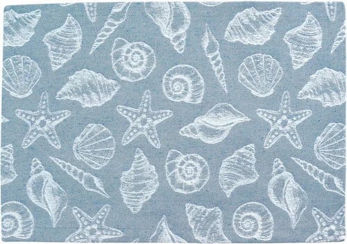 Sander placemat Mussels Blauw 35 x 50 cm