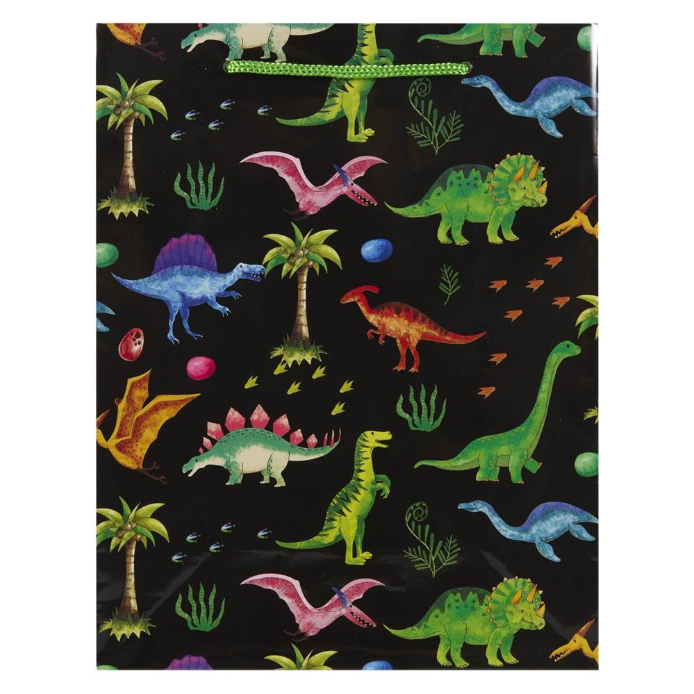 Idena Geschenktasche Dinos Kupferpapier 128g/m² 18x23x8cm (53789561)