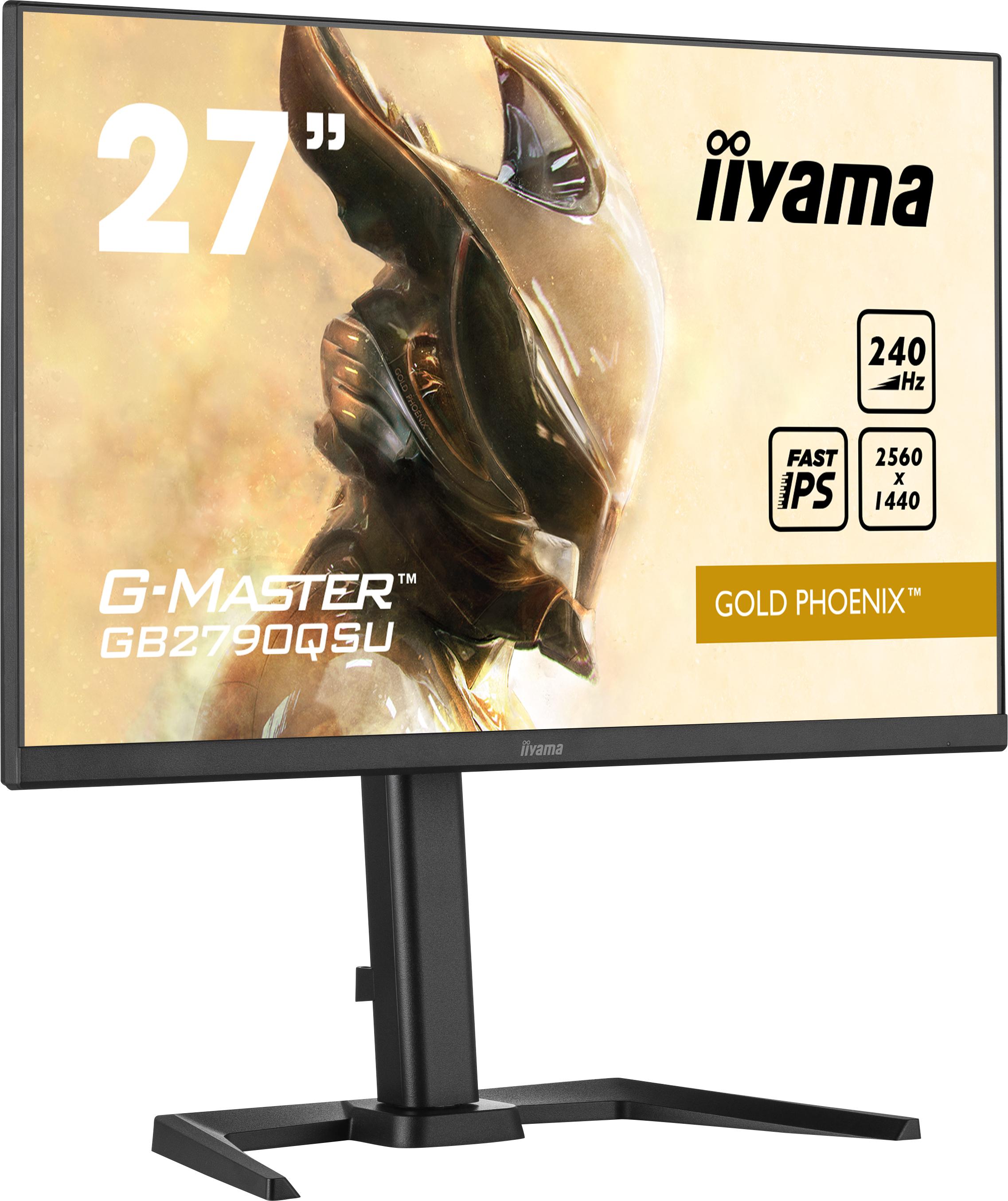 iiyama GB2790QSU-B5, 68,6 cm (27"), 2560 x 1440 Pixel, Wide Quad HD, LCD, 1 ms, Schwarz