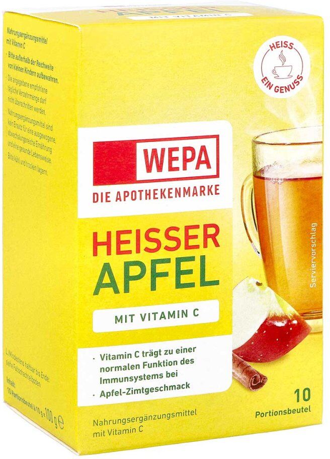 Wepa Heißer Apfel+Vitamin C Pulver