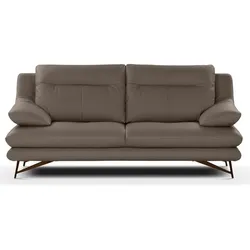 Calia Sofa cezanne Leder Grau Iron