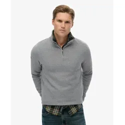 Superdry für Herren. M6110682A Pullover Textur grau (L), Lässig, Baumwolle