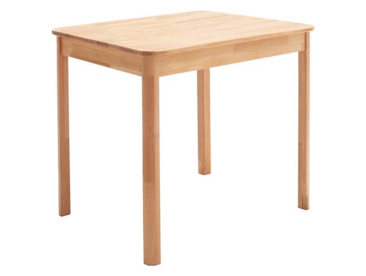 P & B Esstisch, Kernbuche, Holz, Kernbuche, massiv, rechteckig, 80x76x60 cm, Fsc, schnell aufzubauende und stabile Arbeitsfläche, Holzmöbel, Holztische, Esstische Holz, Massivholztische