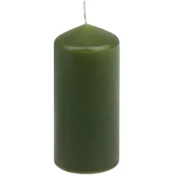 Stumpenkerze 13 cm Wachs Schilf
