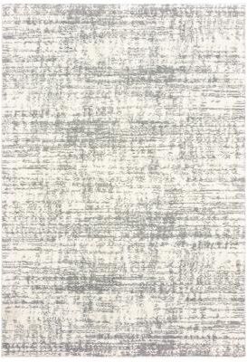Strick & Bolton Style Haven Pilo Ivory and Taupe Distressed Area Rug