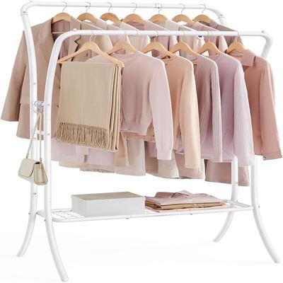 NO "Clothing Rack with Shelves - 18.1""D x 39.4""W x 61""H"
