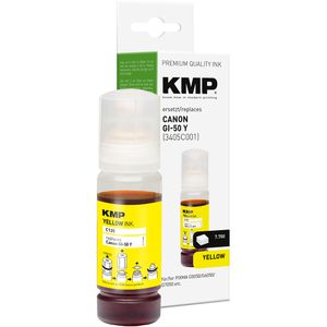 kompatibel für Canon GI-50Y 70ml gelb Tinte KMP